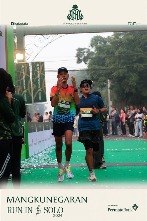 Race photo from Mangkunegaran Run 2024