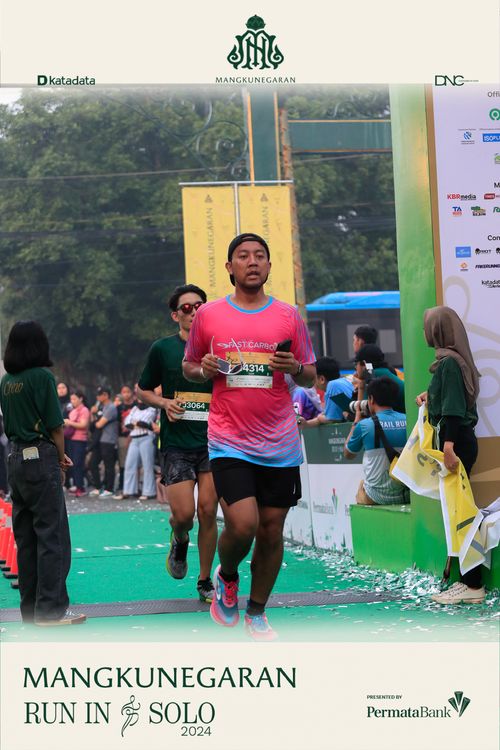 Race photo from Mangkunegaran Run 2024