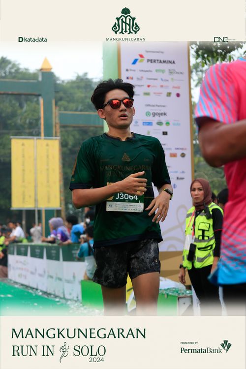 Race photo from Mangkunegaran Run 2024