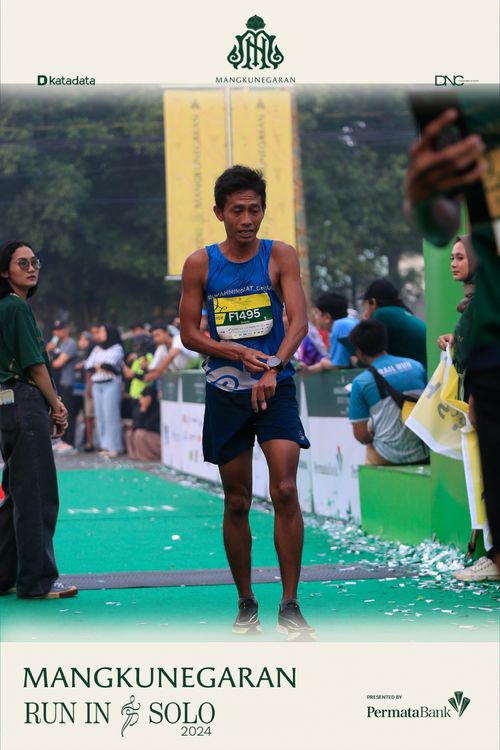Race photo from Mangkunegaran Run 2024