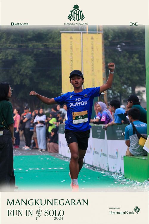 Race photo from Mangkunegaran Run 2024