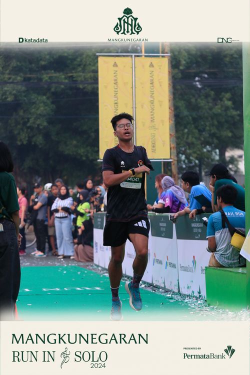 Race photo from Mangkunegaran Run 2024