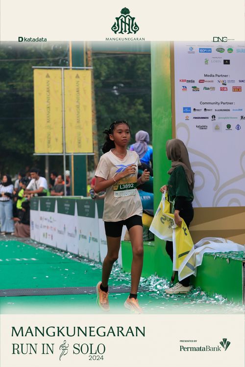Race photo from Mangkunegaran Run 2024