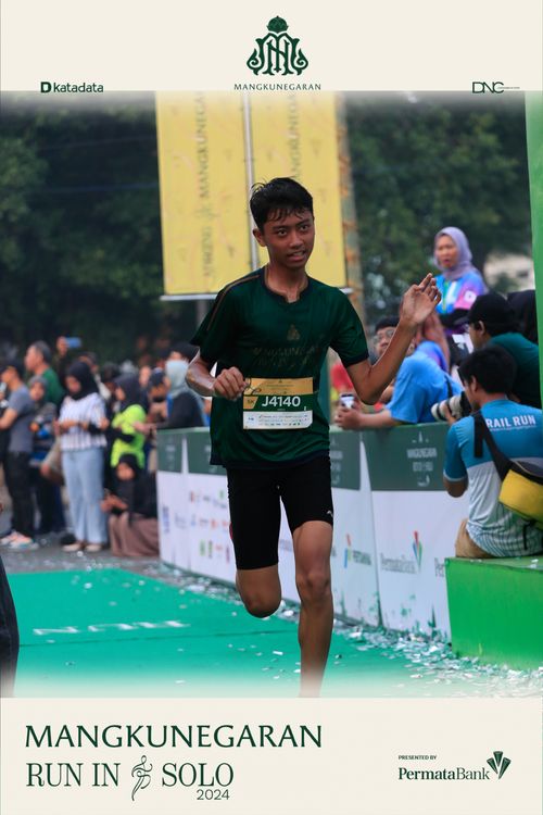 Race photo from Mangkunegaran Run 2024