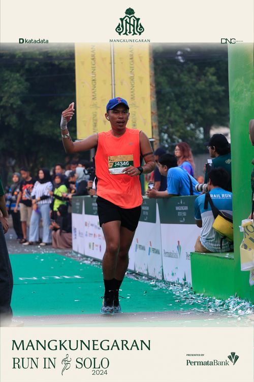 Race photo from Mangkunegaran Run 2024