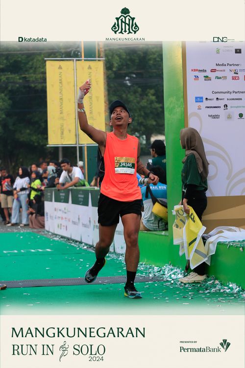 Race photo from Mangkunegaran Run 2024