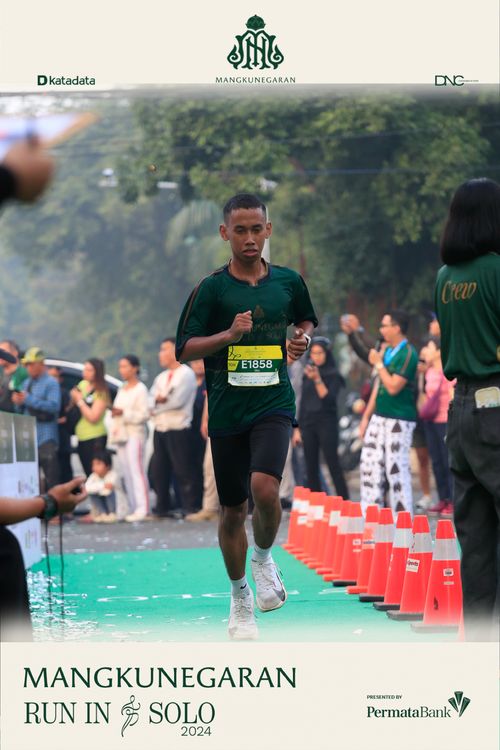 Race photo from Mangkunegaran Run 2024