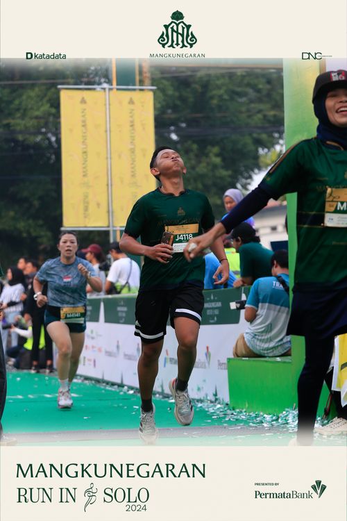 Race photo from Mangkunegaran Run 2024