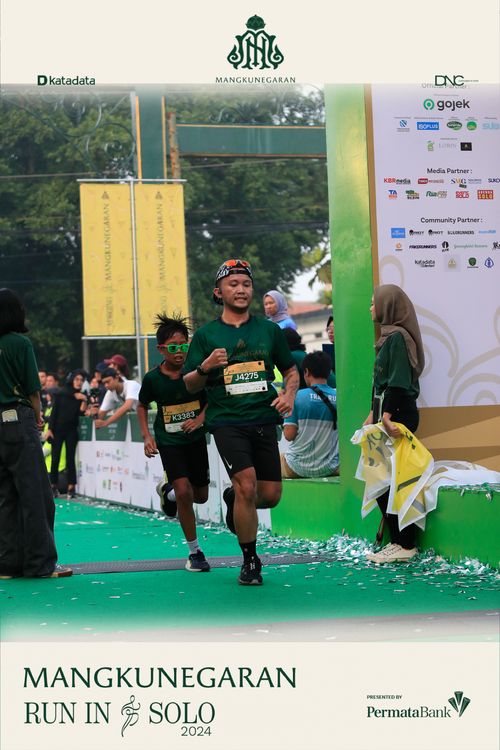 Race photo from Mangkunegaran Run 2024