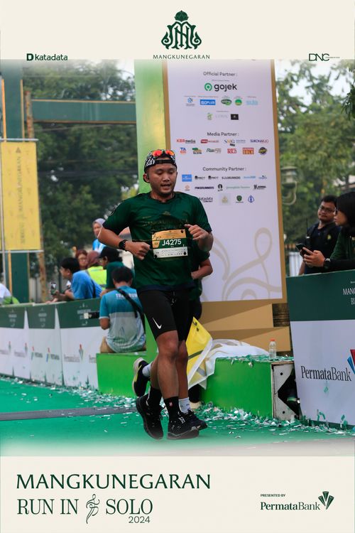 Race photo from Mangkunegaran Run 2024