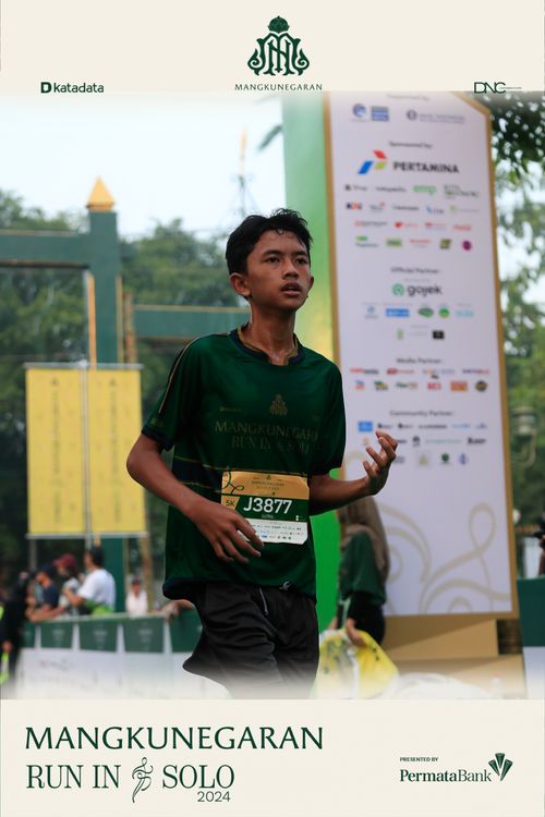 Race photo from Mangkunegaran Run 2024