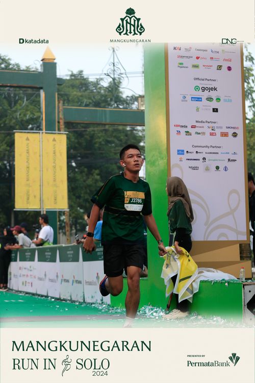 Race photo from Mangkunegaran Run 2024