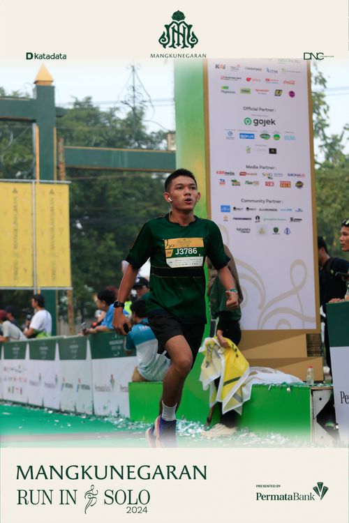 Race photo from Mangkunegaran Run 2024