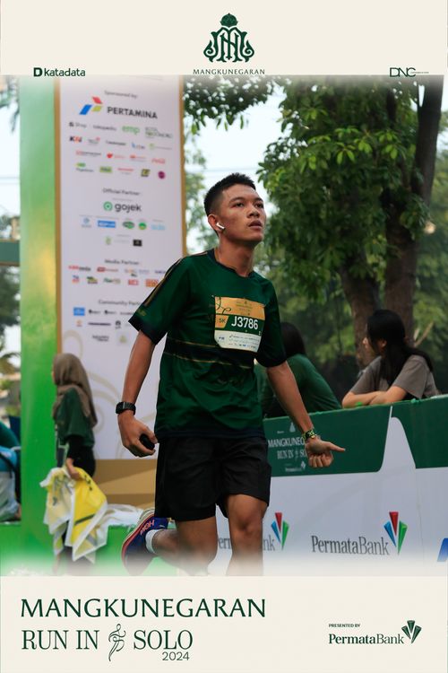 Race photo from Mangkunegaran Run 2024