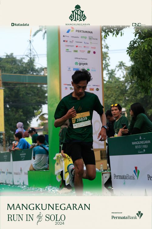 Race photo from Mangkunegaran Run 2024