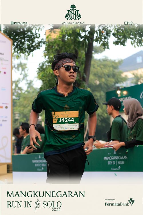 Race photo from Mangkunegaran Run 2024