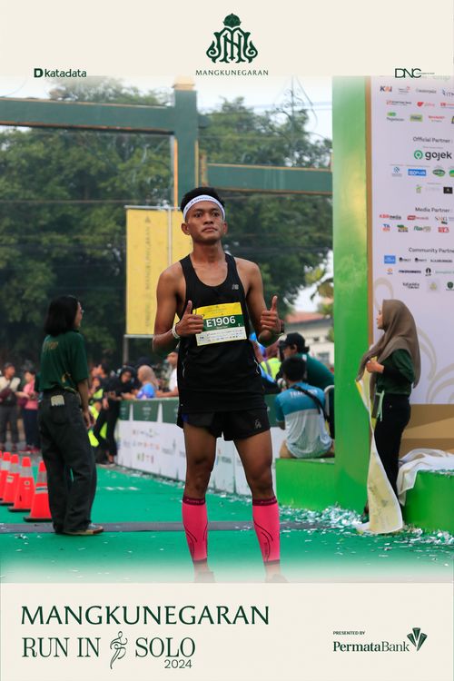 Race photo from Mangkunegaran Run 2024