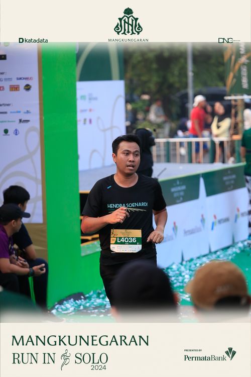 Race photo from Mangkunegaran Run 2024