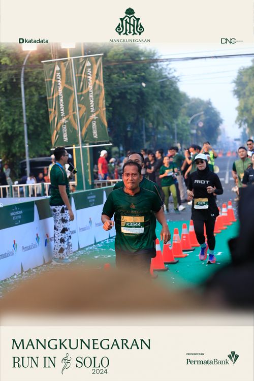 Race photo from Mangkunegaran Run 2024