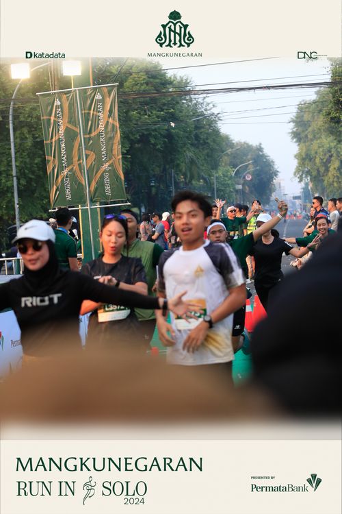Race photo from Mangkunegaran Run 2024