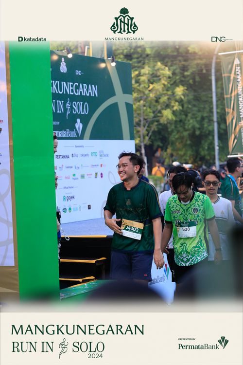 Race photo from Mangkunegaran Run 2024