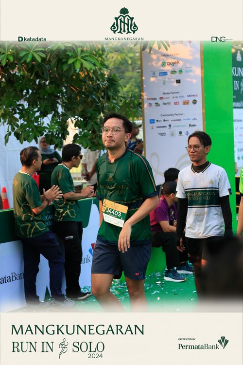 Race photo from Mangkunegaran Run 2024
