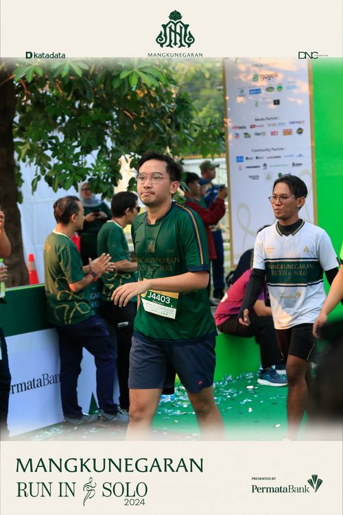 Race photo from Mangkunegaran Run 2024