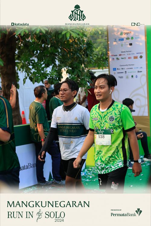 Race photo from Mangkunegaran Run 2024