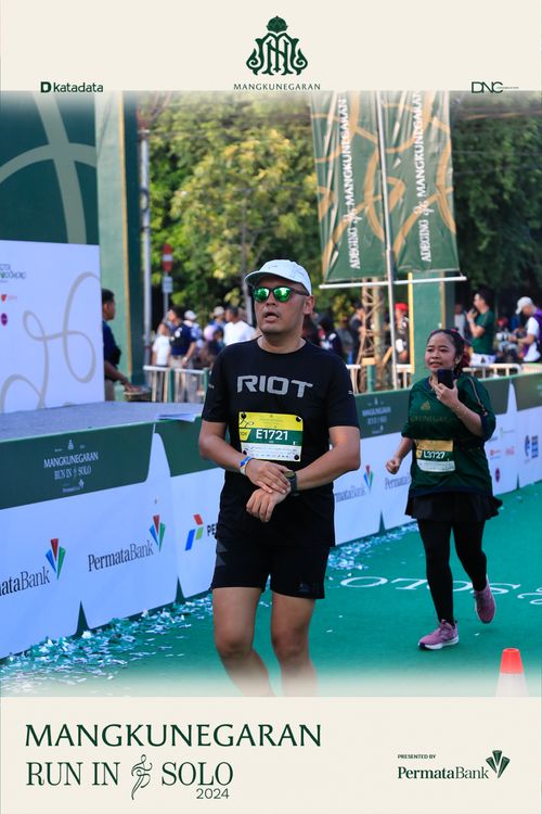 Race photo from Mangkunegaran Run 2024