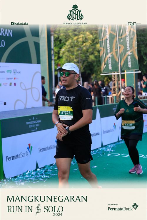 Race photo from Mangkunegaran Run 2024
