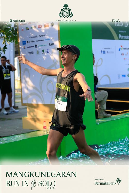 Race photo from Mangkunegaran Run 2024