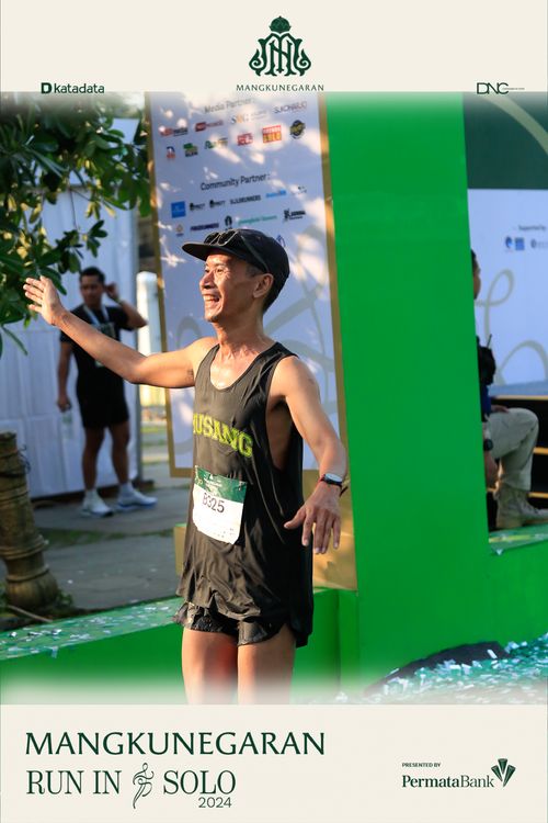 Race photo from Mangkunegaran Run 2024