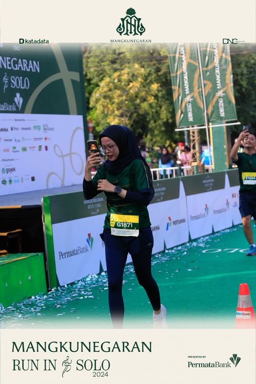 Race photo from Mangkunegaran Run 2024