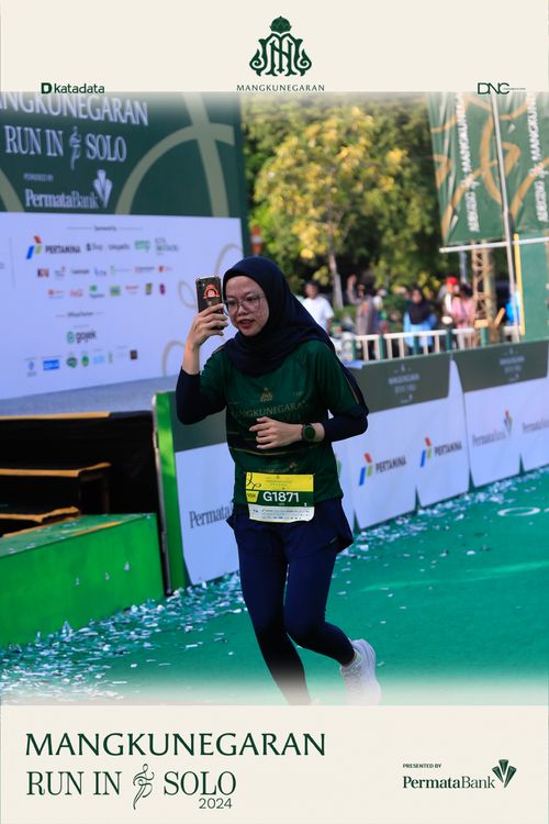 Race photo from Mangkunegaran Run 2024