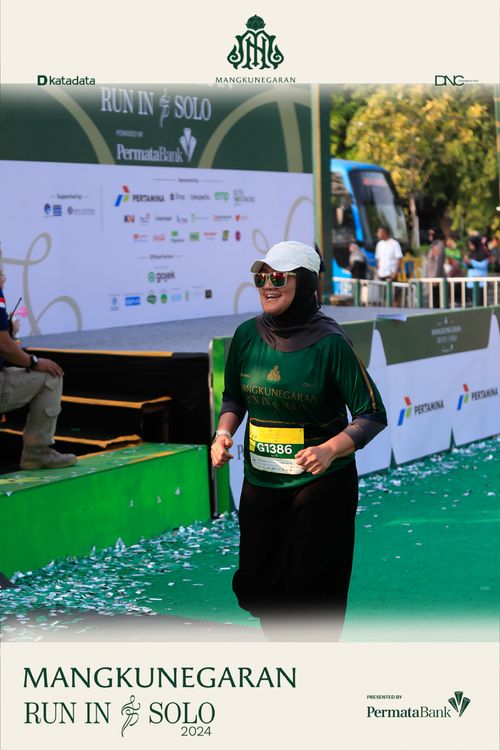 Race photo from Mangkunegaran Run 2024