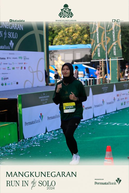 Race photo from Mangkunegaran Run 2024