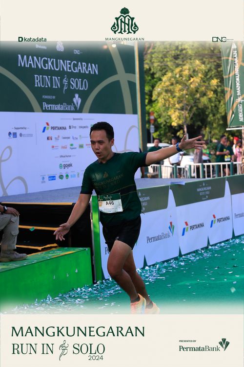 Race photo from Mangkunegaran Run 2024