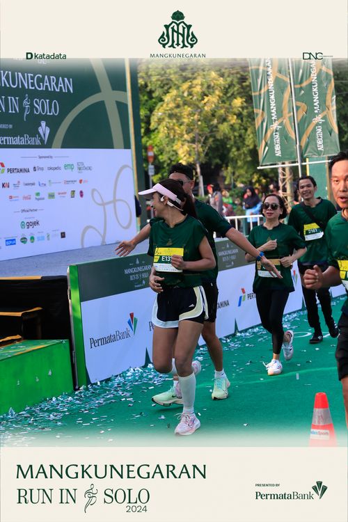 Race photo from Mangkunegaran Run 2024
