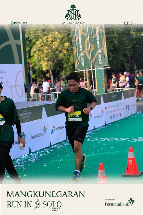 Race photo from Mangkunegaran Run 2024