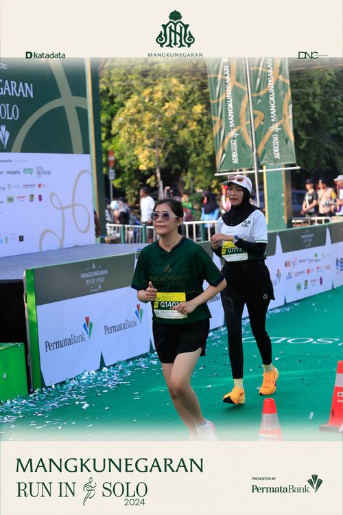 Race photo from Mangkunegaran Run 2024