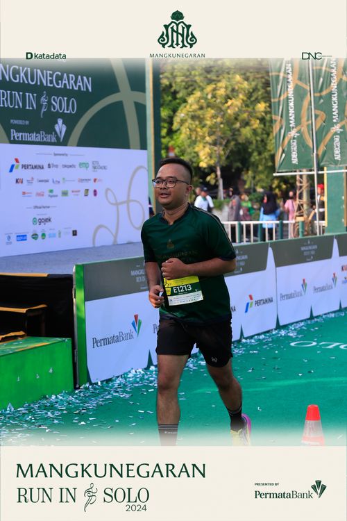 Race photo from Mangkunegaran Run 2024