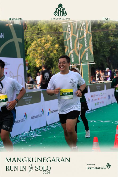 Race photo from Mangkunegaran Run 2024