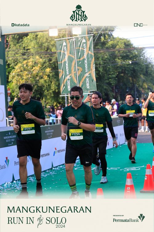 Race photo from Mangkunegaran Run 2024