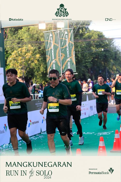 Race photo from Mangkunegaran Run 2024