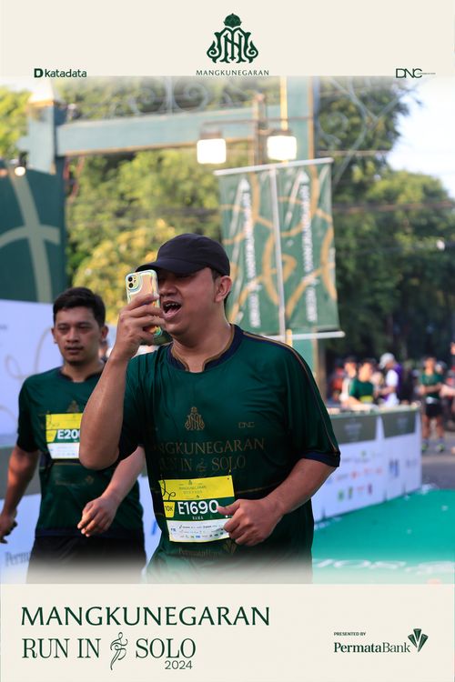 Race photo from Mangkunegaran Run 2024
