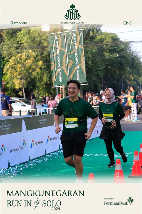 Race photo from Mangkunegaran Run 2024