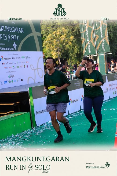 Race photo from Mangkunegaran Run 2024