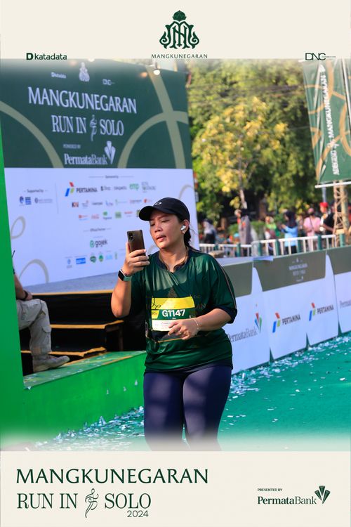 Race photo from Mangkunegaran Run 2024