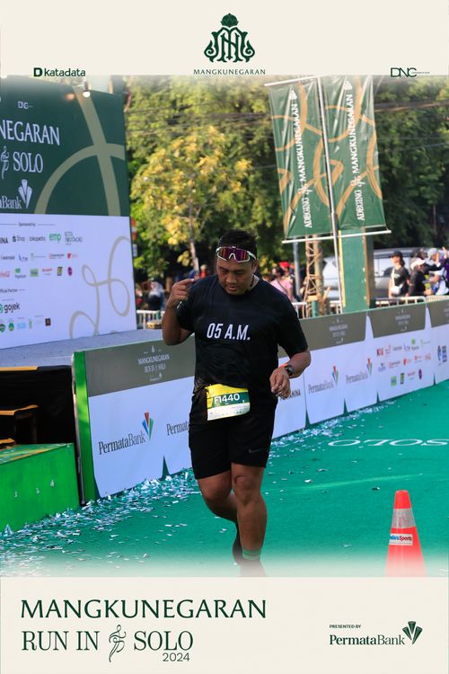 Race photo from Mangkunegaran Run 2024