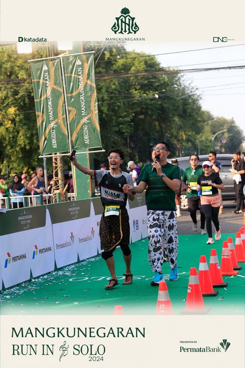 Race photo from Mangkunegaran Run 2024